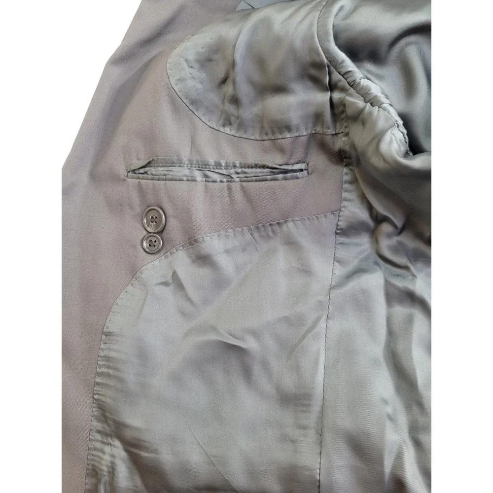 Hart Schaffner Marx Blazer Gold Trumpeter Wool Nordstrom Gray Mens 41R Jacket